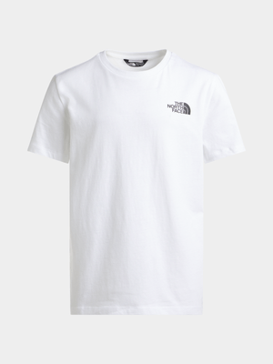 The North Face Youth B Redbox Short Sleeve White T-Shirt