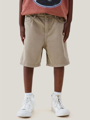 Cotton On Kids Boy Beige Regular Fit Shorts