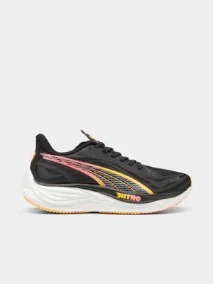 Womens Puma Velocity Nitro 3 Black Running Shoes