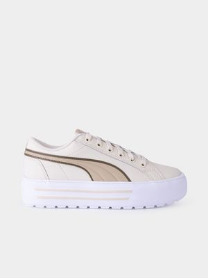 Women's Puma Kaia 2.0 Platform Beige/White Sneaker