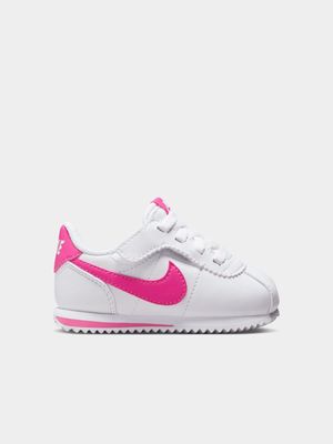 Nike Toddler Cortez White/Pink Sneaker