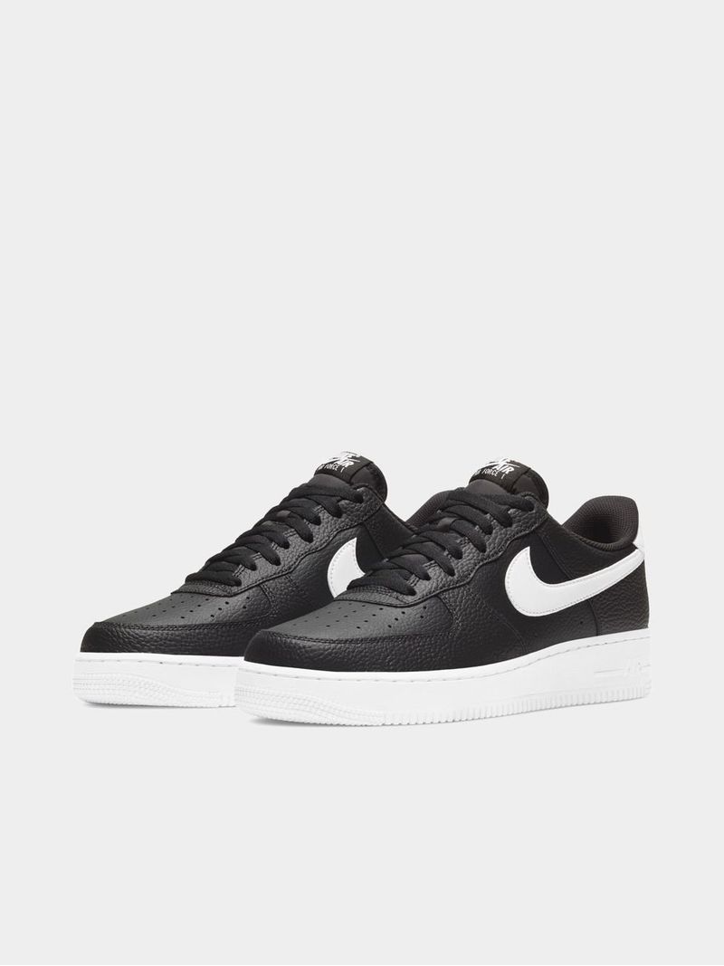 Nike Men s Air Force 1 Black White Sneaker Bash