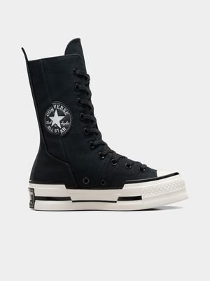 Converse Women's Chuck 70 Plus XHi Black/White Sneaker