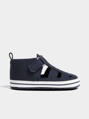 Jet Infant Boys Navy Closed Caged Sandal