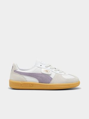 Puma Women's Palermo Leather Beige/Lilac Sneaker