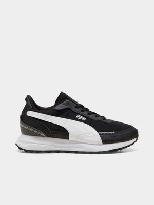 Puma Junior Road Rider Black/White Sneaker