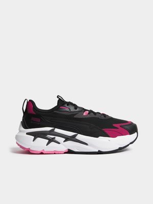 Puma Women's Spina Nitro Black/Pink Sneaker