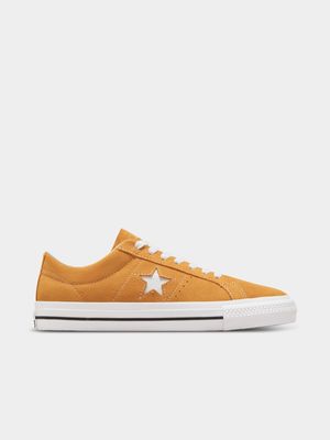 Converse Men's One Star Pro Yellow Sneaker