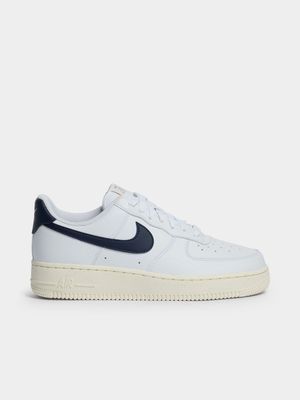 Nike Women's Air Force 1 '07 White/Blue/Gold Sneaker