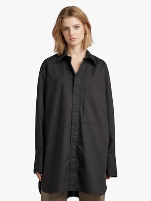 G-Star Women's Oversized Black Boyfriend Shirt