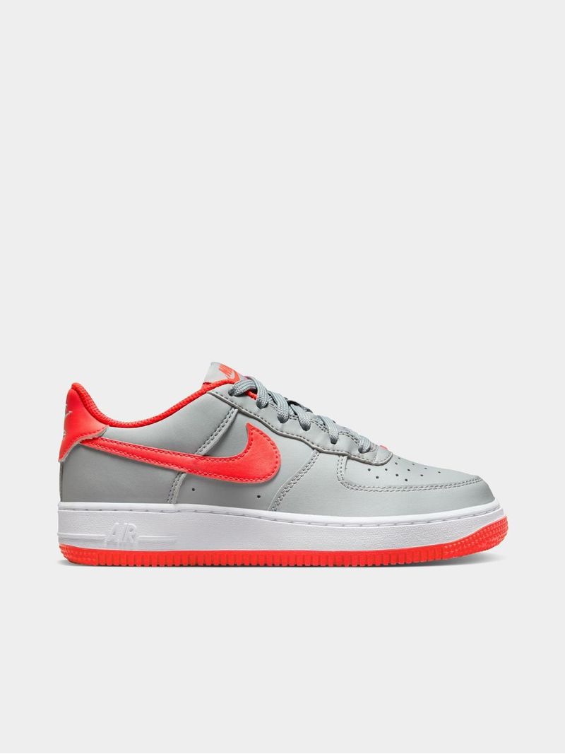 Nike air force 1 red junior best sale