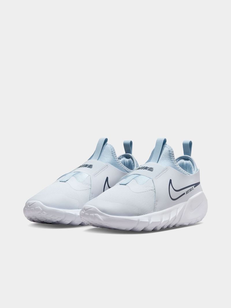 Junior Grade School Nike Flex Runner 2 Blue Navy White Shoes Bash