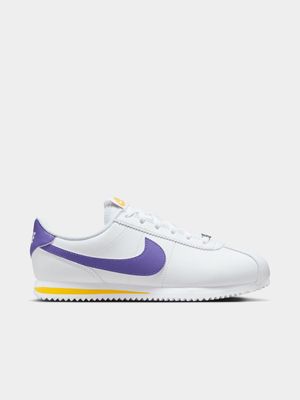 Nike Junior Cortez White/Purple Sneaker