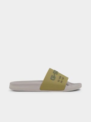 G-Star Women's Cart V Tpu Light Grey/Light Green Slides