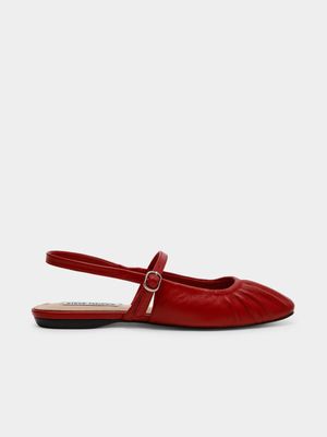 Women's Steve Madden Red Grand View Flats