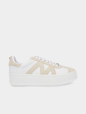 Women's Steve Madden White Opponent Athletic Sneakers