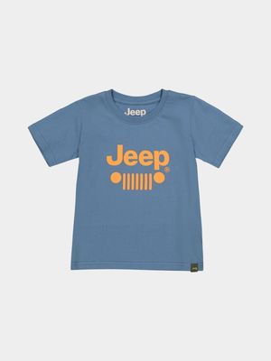 Kid's Jeep Blue Strong Logo T-Shirt