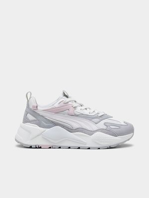 Puma Women's RS-X Efekt Lux Grey/Pink Sneaker