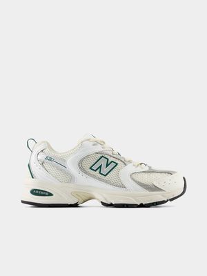 New Balance Women's 530 White/Green Sneaker