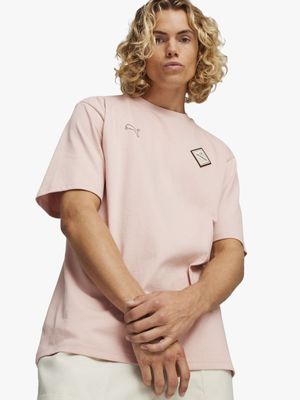 Puma Men's Porsche Legacy Summer Crew Rose T-shirt