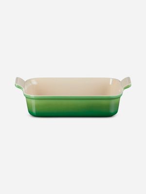 le creuset rectangular dish 26cm bamboo