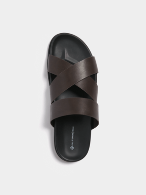 Men's Call It Spring Brown Kurosu Flat Sandals