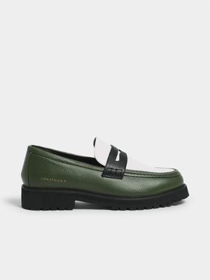 Men's Jonathan D Penny Moc Peppermint Green Loafer