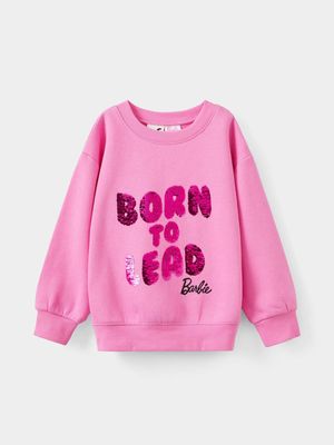 Cotton On Kids Girl License Dusty Fleece Crew Neck