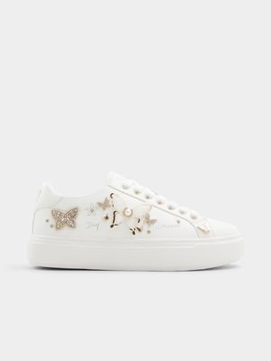 Women's Aldo White PEARLWING Sneakers