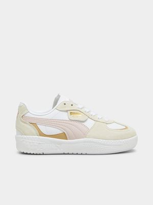 Puma Junior Palermo White/Beige Sneaker