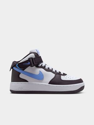 Nike Junior Air Force 1 Mid Blue/White/Black Sneaker