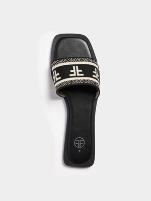 FF Broad Band Slip On Sandals