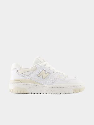 New Balance Junior 550 White/Cream Sneaker