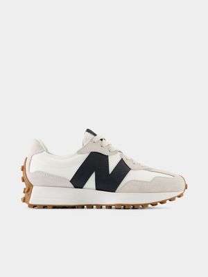 New Balance Women's 327 White/Black Sneaker