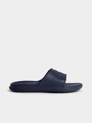 Mens Puma Popcat Injex Navy Slides