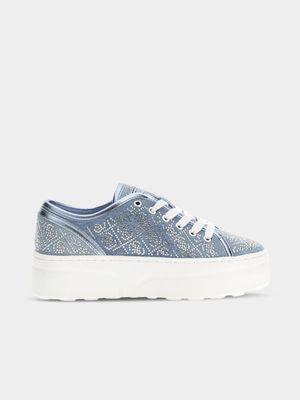 Women's Guess Blue Queeny2 Sneakers