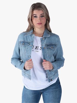 Women's Guess Blue Doria Jacket