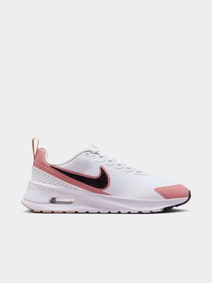 Women's Nike Air Max Nauxis White/Black/Red Stardust/Pink Sneakers