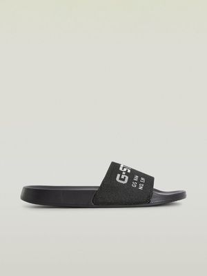 G-Star Men's Cart Black Slides