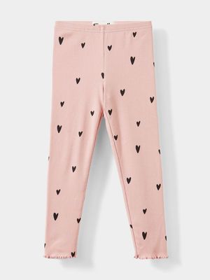 Cotton On Kids Girl Pink Huggie Tights