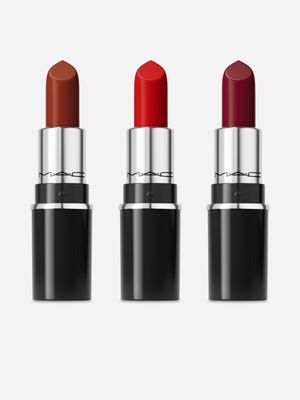 MAC Everyday Luxury Mini Lustreglass Lipstick Trio: Red Gift Set