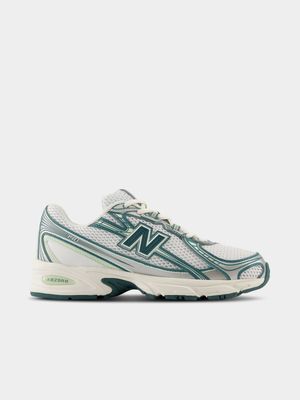 New Balance Women's 740 White/Green Sneaker