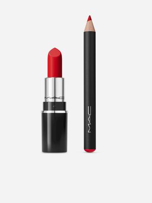 MAC Tiny Treasures Mini Lip Duo: Red Gift Set