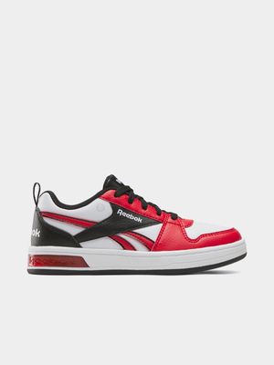 Junior Pre-School Reebok Royal Prime Step N' Flash White/Red/Black Sneakers