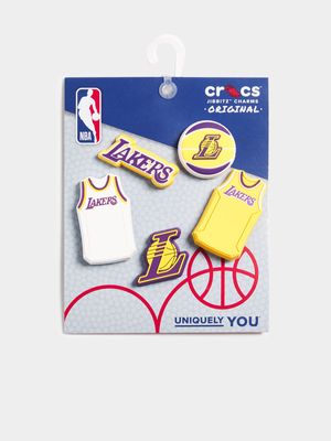 Crocs NBA Los Angeles Lakers 5-Pack Jibbitz