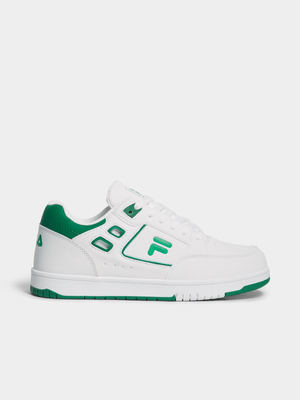 Junior Grade-School Fila Parker White/Green Sneakers