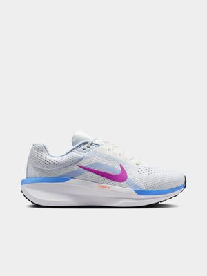 Womens Nike Air Winflo 11 White/Violet/Cream Running Shoes