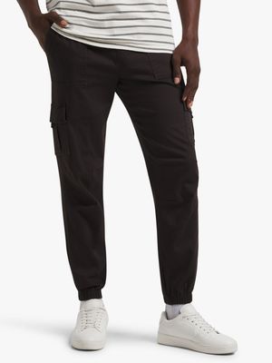 Men's Charcoal Utility Joggers