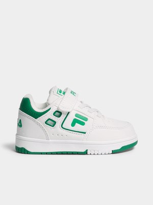 Junior Infant Fila Parker White/Green Sneakers