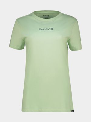 Women's Hurley Green Capri  T-Shirt